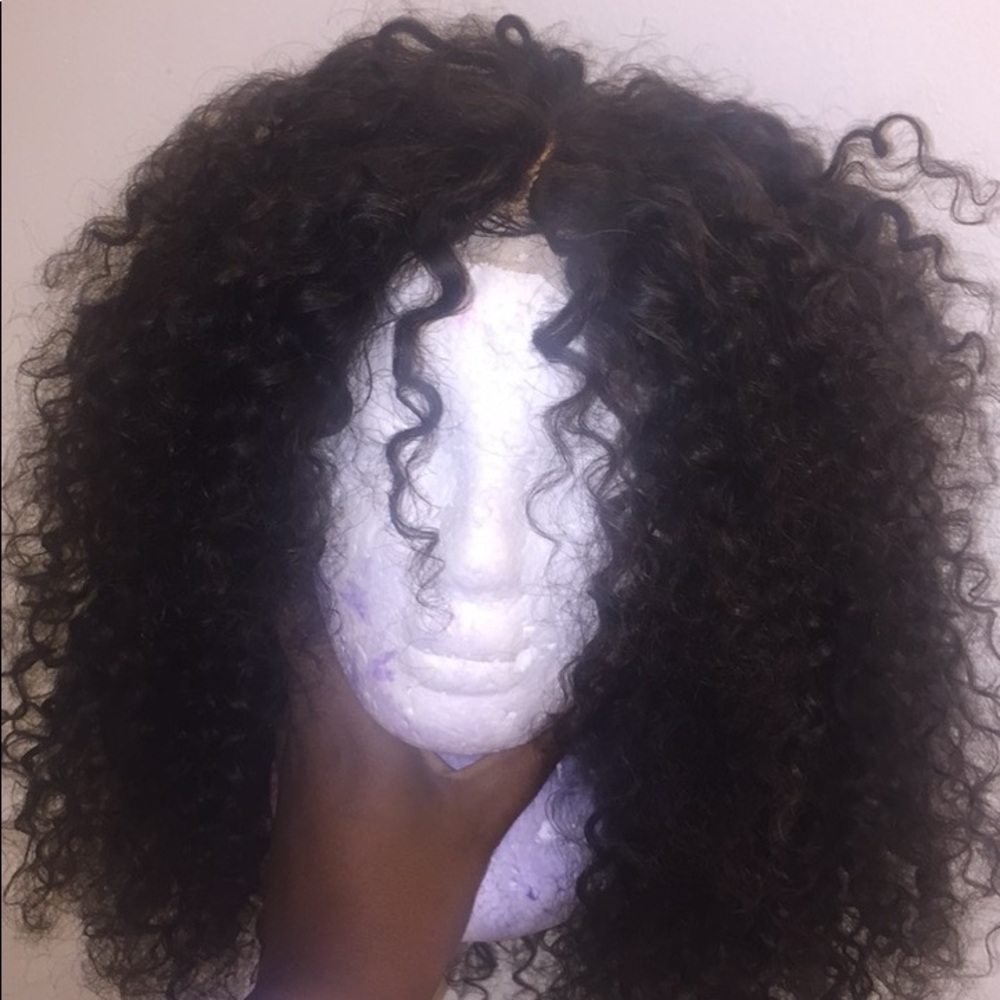 14 Inch Brazilian deep Curly Wig
